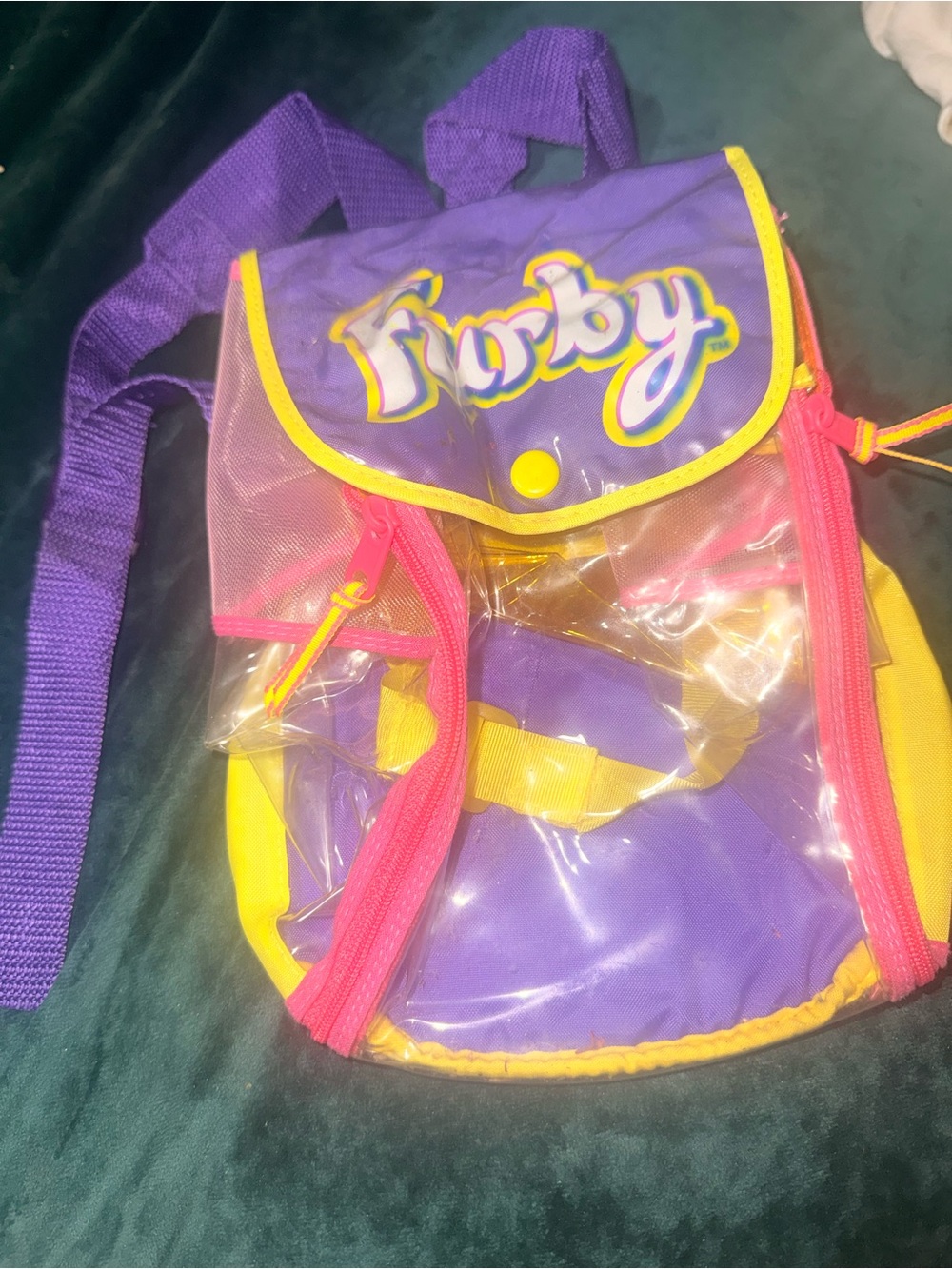 Vintage Y2K 1998 Furby Backpack